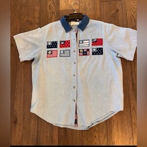 Vintage Women’s patriotic shirt - XL